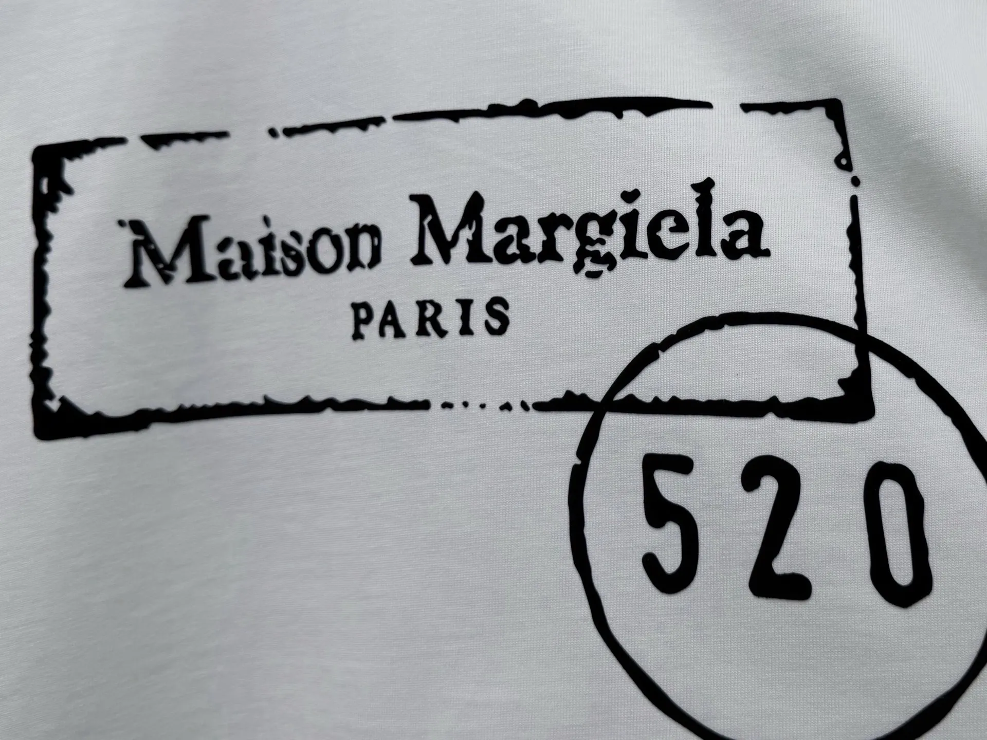 【Maison Margiela】 26ss T logo ， Same Style t Versatile ：Black，White Size：XS-L